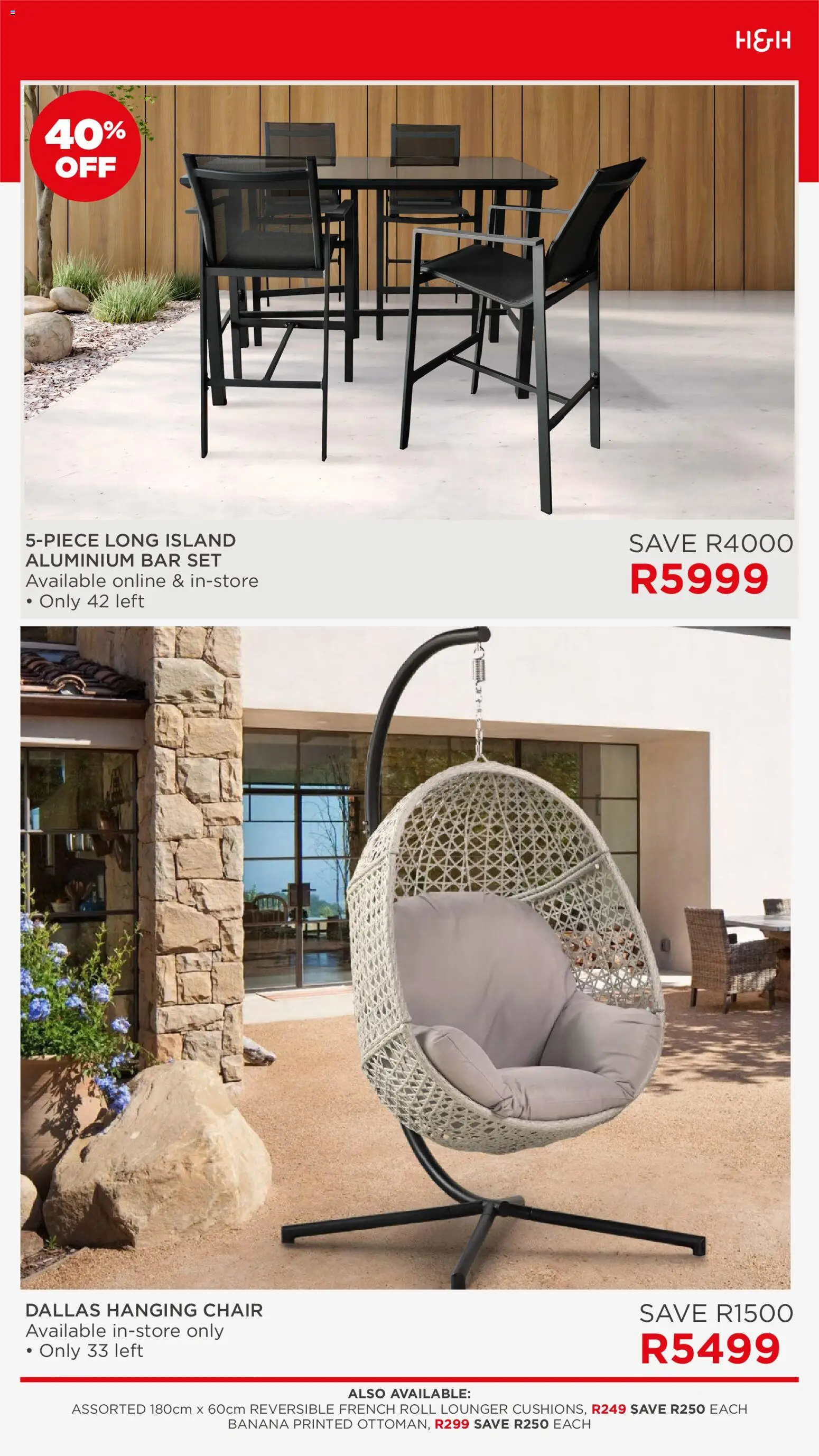 New House and Home catalogue – valid from 20.04.2026 | Page: 6 | Products: Chair, Bar set