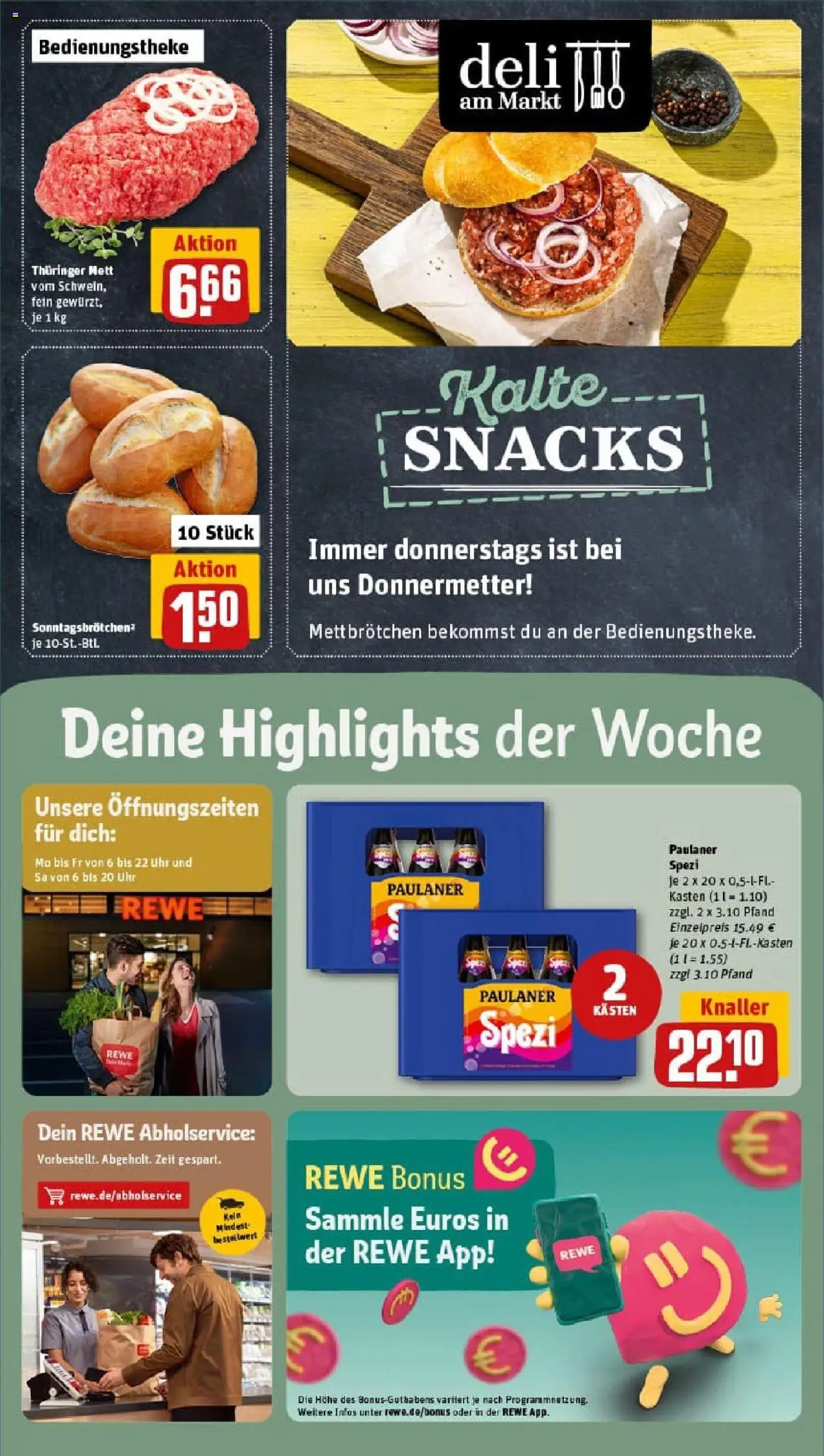 Rewe prospekt Merseburg	 - gültig ab dem 29.06.2025 | Seite: 39 | Produkte: Paulaner spezi, Uhr, Paulaner