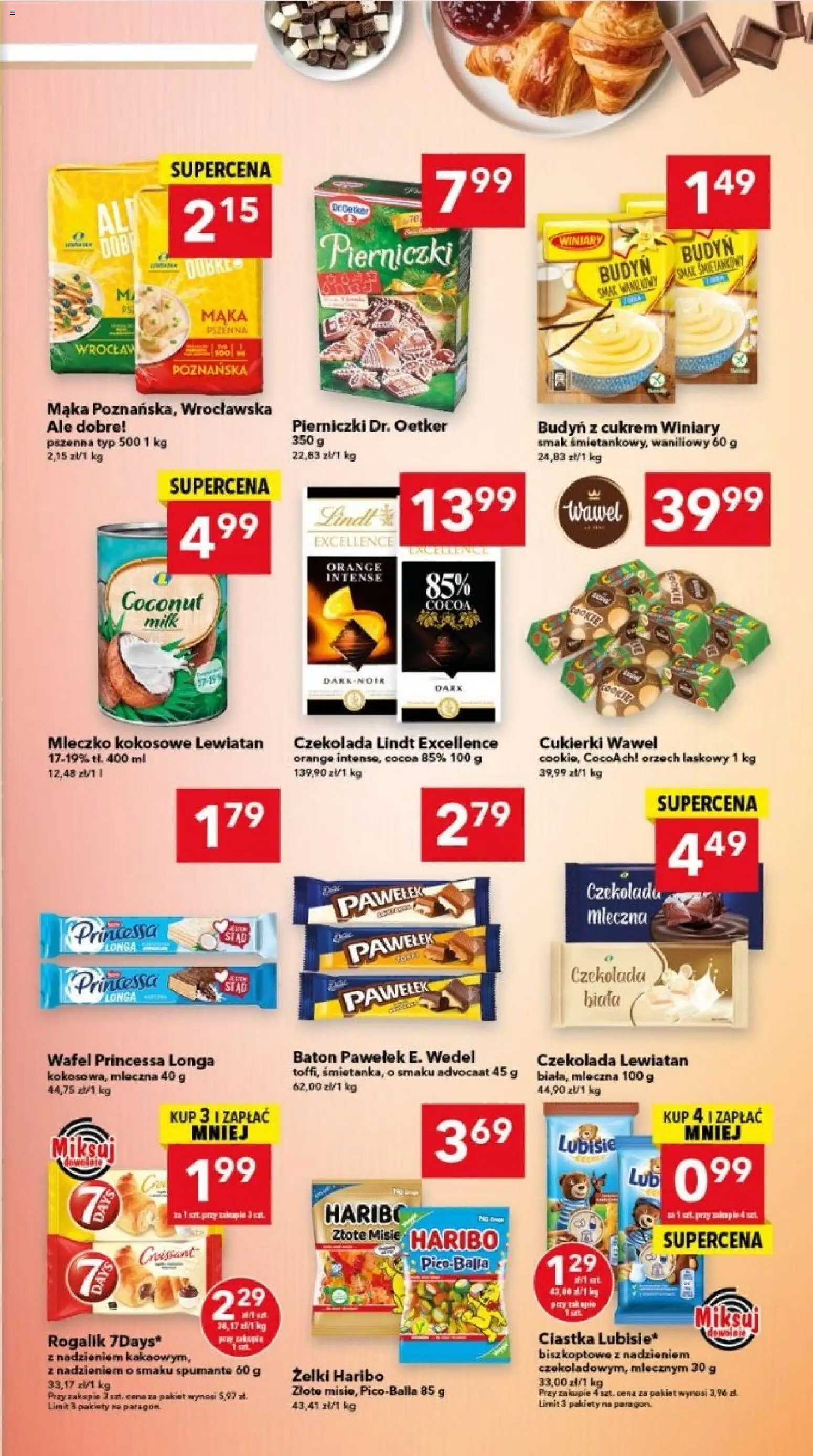 Lewiatan gazetka - Legnica od 20.11.2025 | Strona: 5 | Produkty: Pierniczki dr. oetker, Baton, Mleczko kokosowe, Cukierki