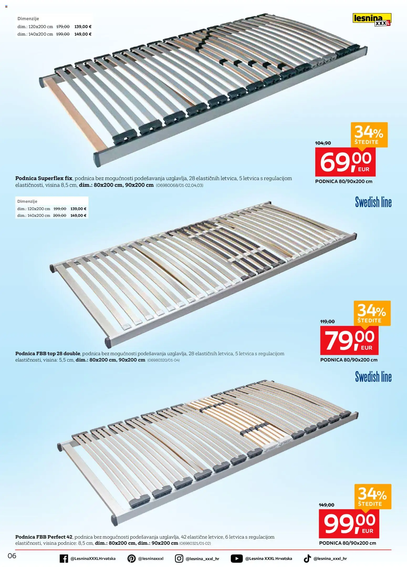 Lesnina katalog | vrijedi od 20.04.2026 | Stranica: 6 | Proizvodi: Podnice