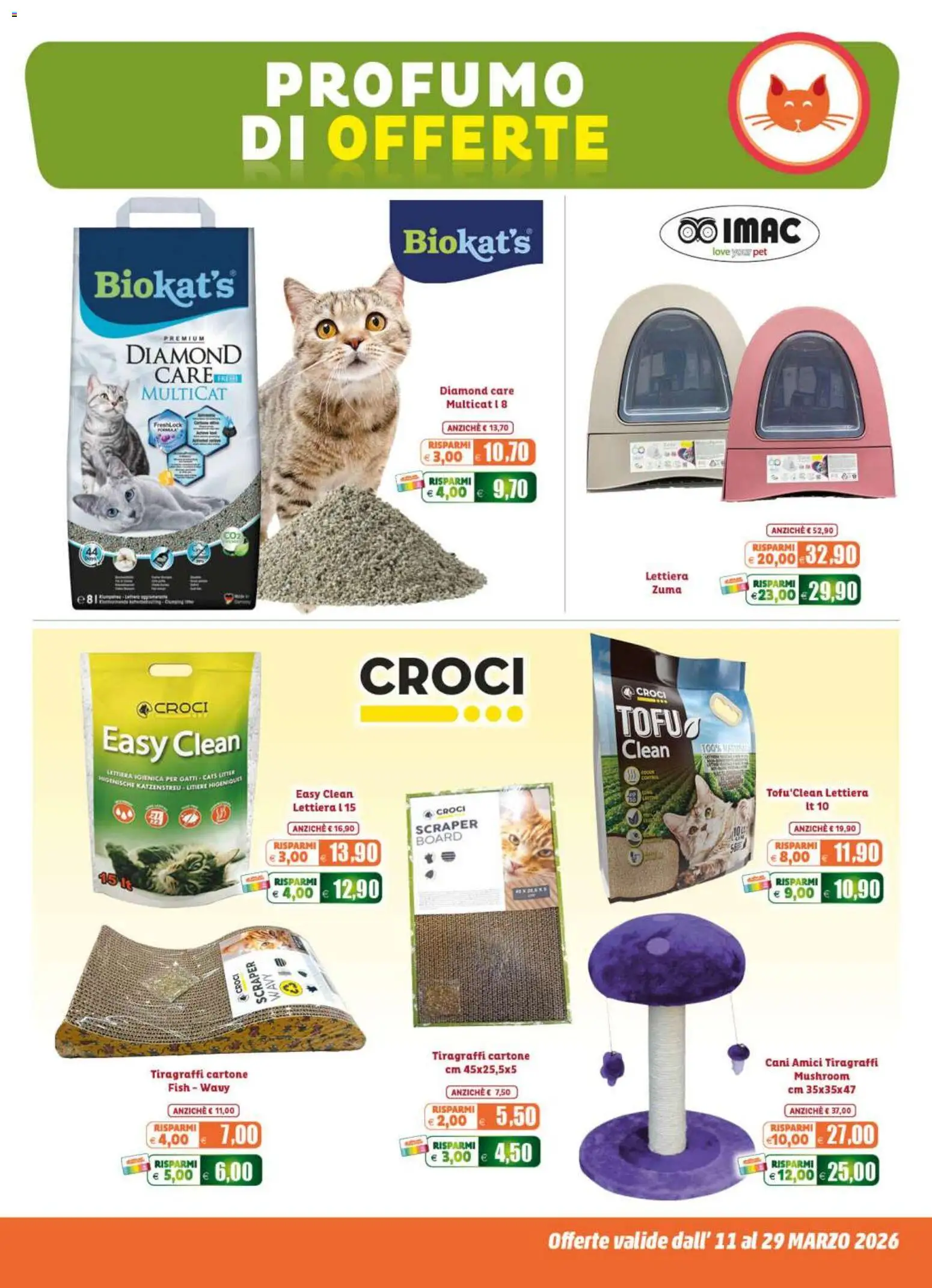 Volantino Elite Supermercati del 11.03.2026 | Pagina: 5 | Prodotti: Tiragraffi, Tofu, Profumo