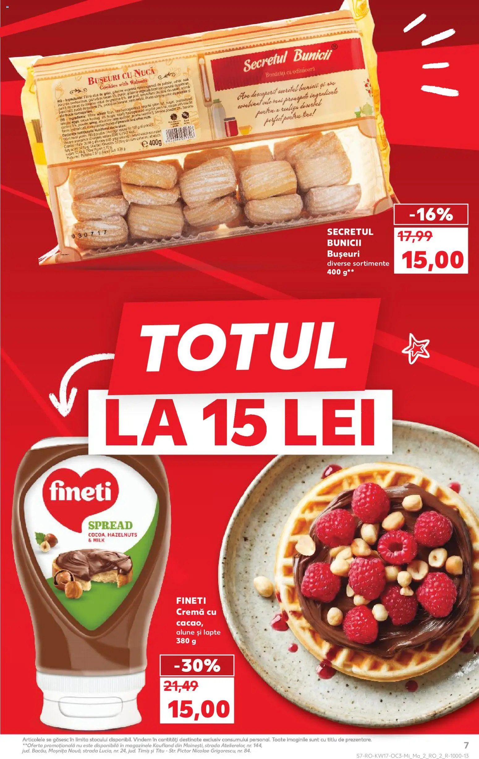 Kaufland RO akciós ujság - amely érvényes a következő dátumtól: 22.04.2026 | Oldal: 7 | Termékek: Só