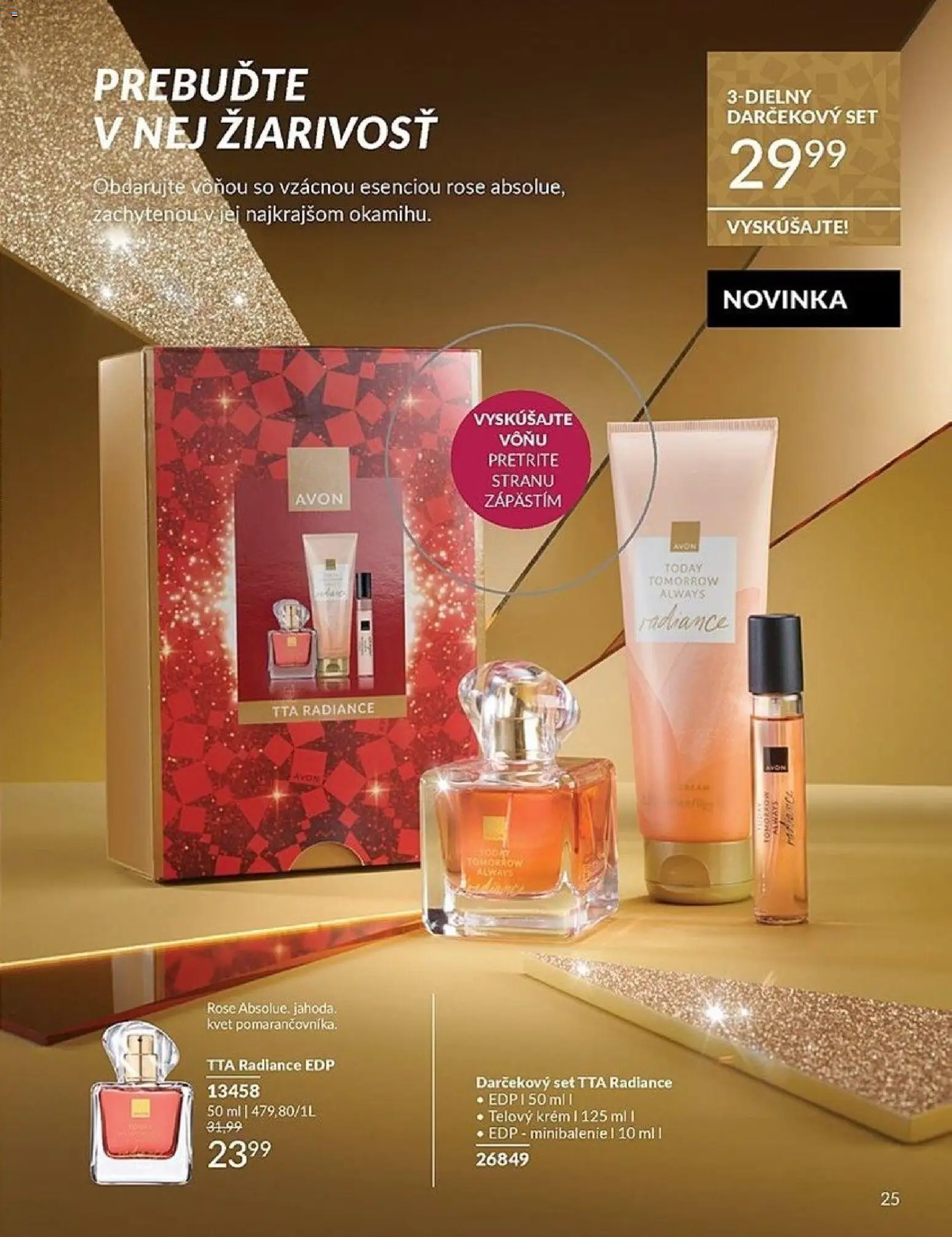 Nové Avon akcie – leták je platný od 01.12.2025 | Strana: 25 | Produkty: Telový krém, Krém