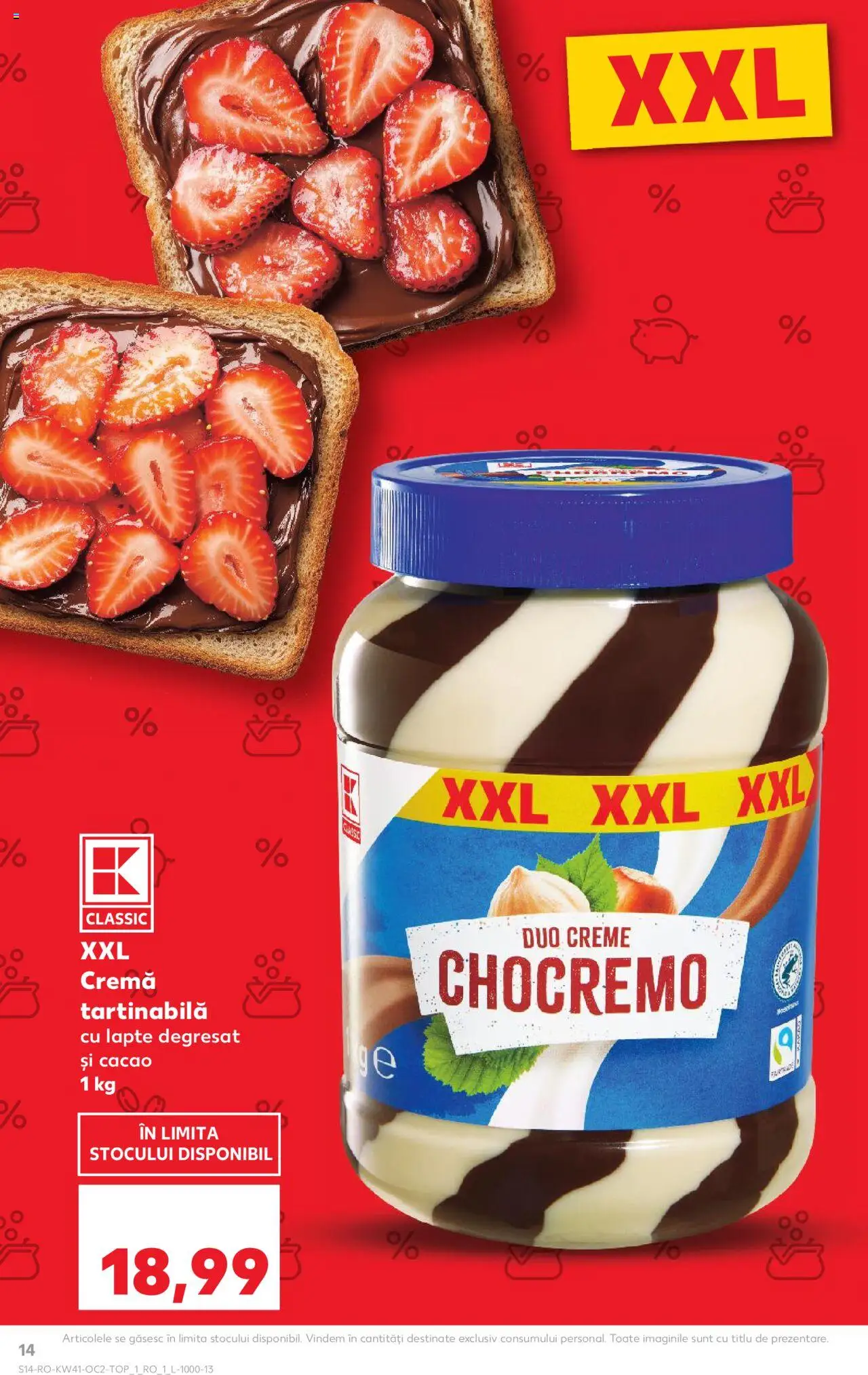 Noul catalog Kaufland – valabil de la 08.10.2025 | Pagină: 14 | Produse: Lapte, Cremă, Cacao, Cremă tartinabilă