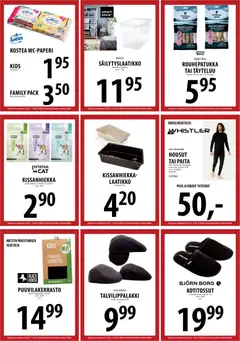 Tuuri-mainoslehti voimassa 23.12.2025 alkaen | Sivu: 17 | Tuotteet: Laatikko, Kissanhiekka, Paita, Housut