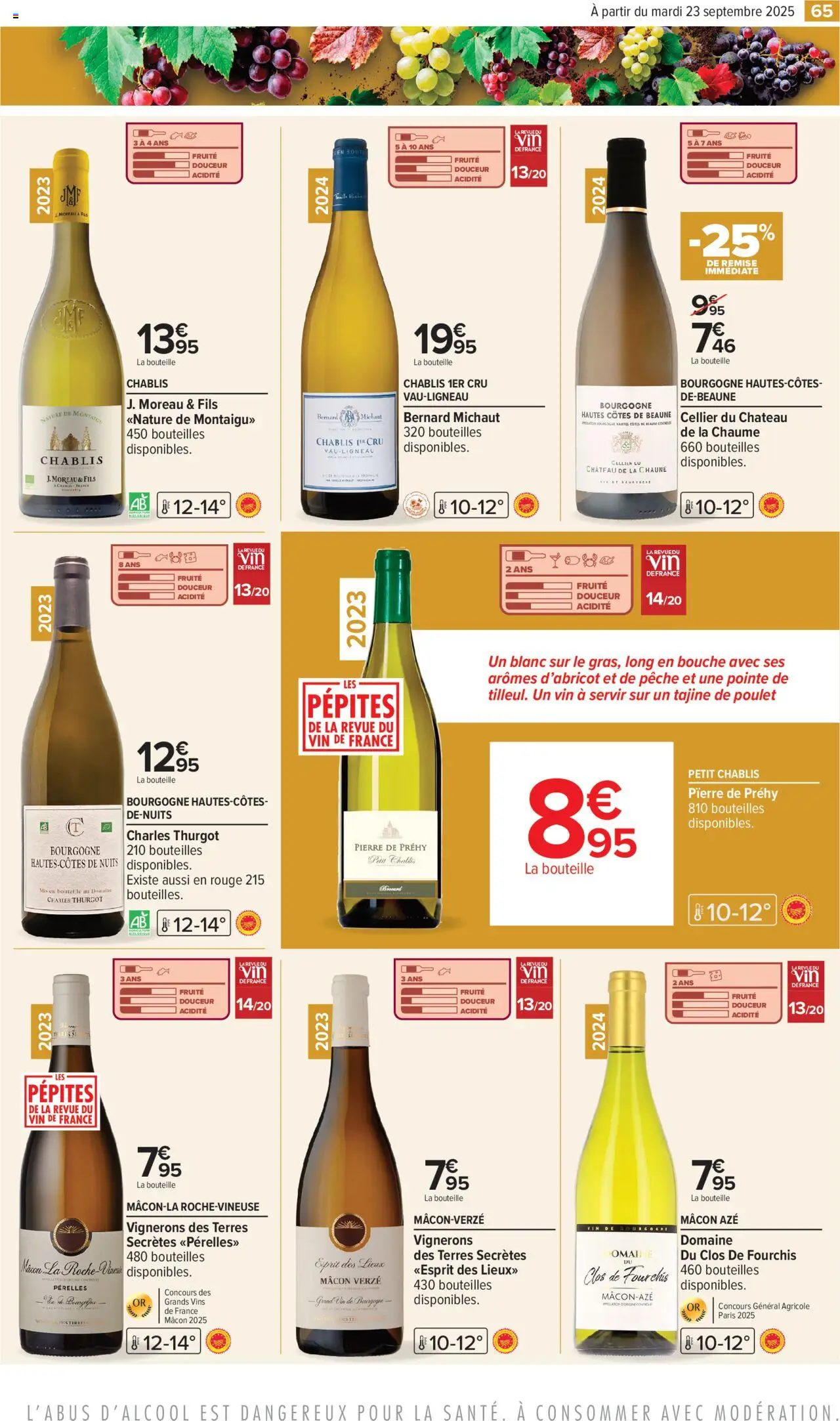  | Page: 69 | Produits: Pêche, Tajine, Vin