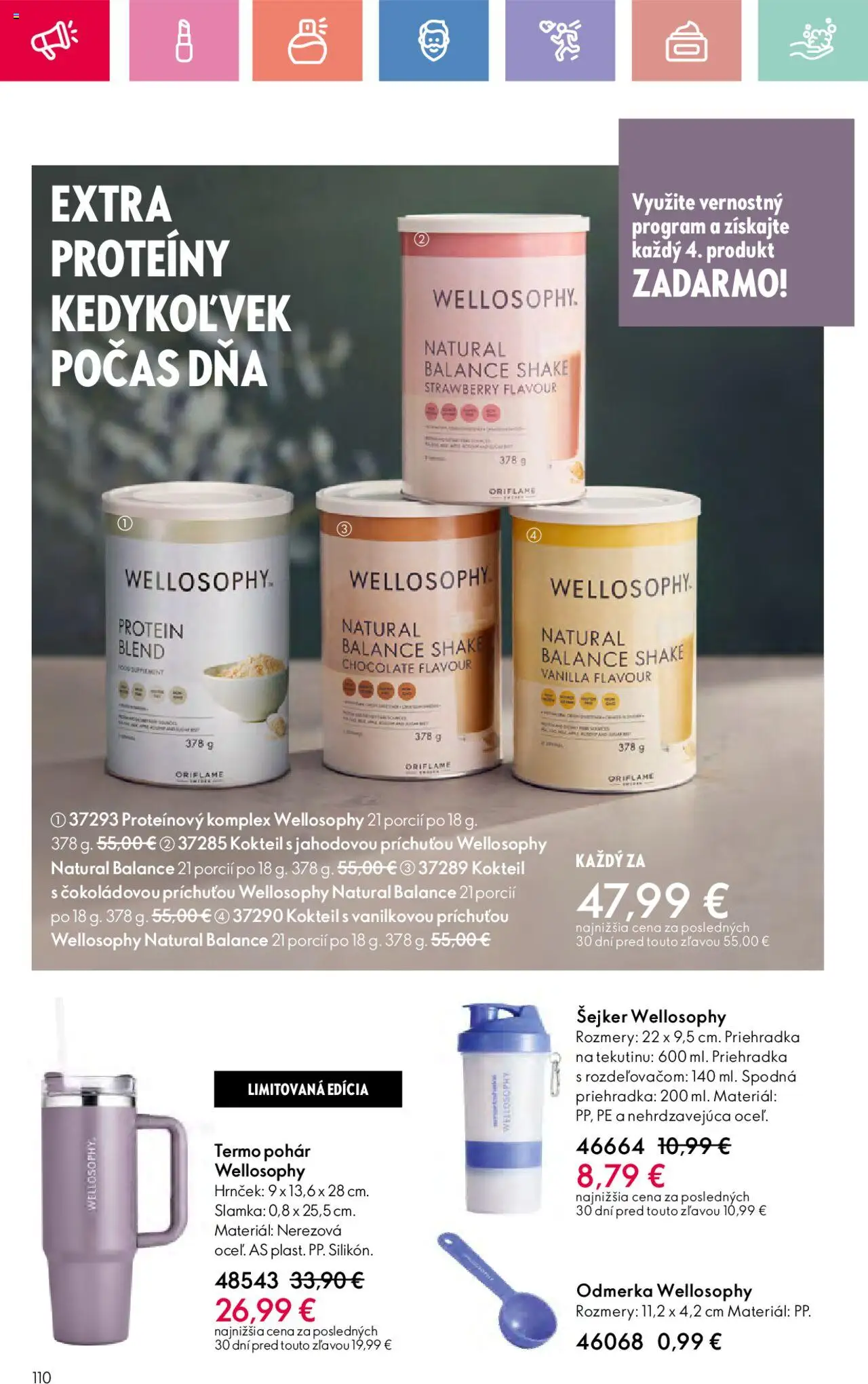 Katalóg Oriflame 12 2025 │ platný od 17.08.2025 | Strana: 110 | Produkty: Protein