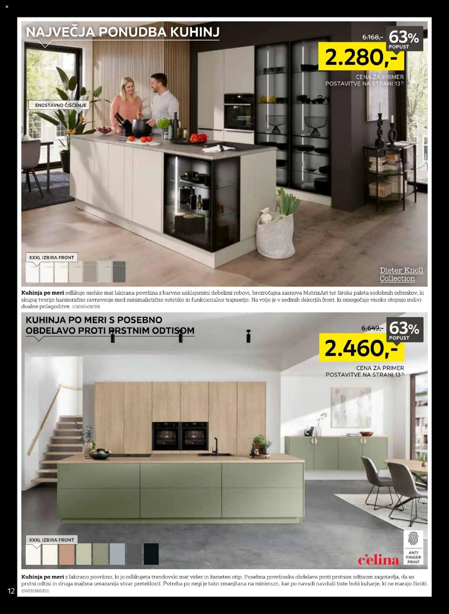 Novi XXXL Lesnina katalog ponudbe – veljaven od 17.11.2025 | Stran: 12 | Izdelki: Kuhinja