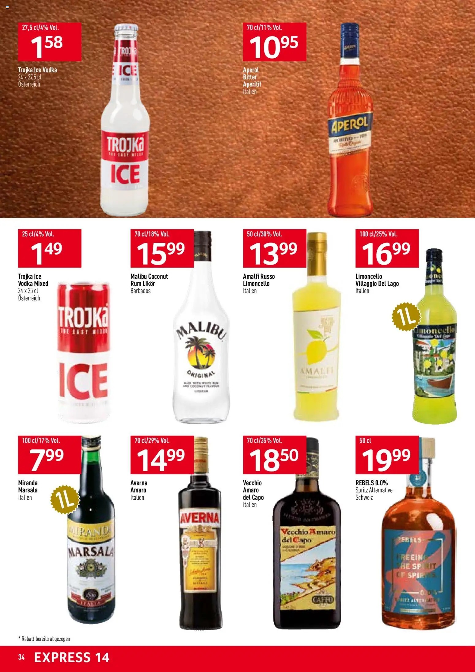 Prodega aktionen – gültig ab 30.03.2026 | Seite: 34 | Produkte: Likör