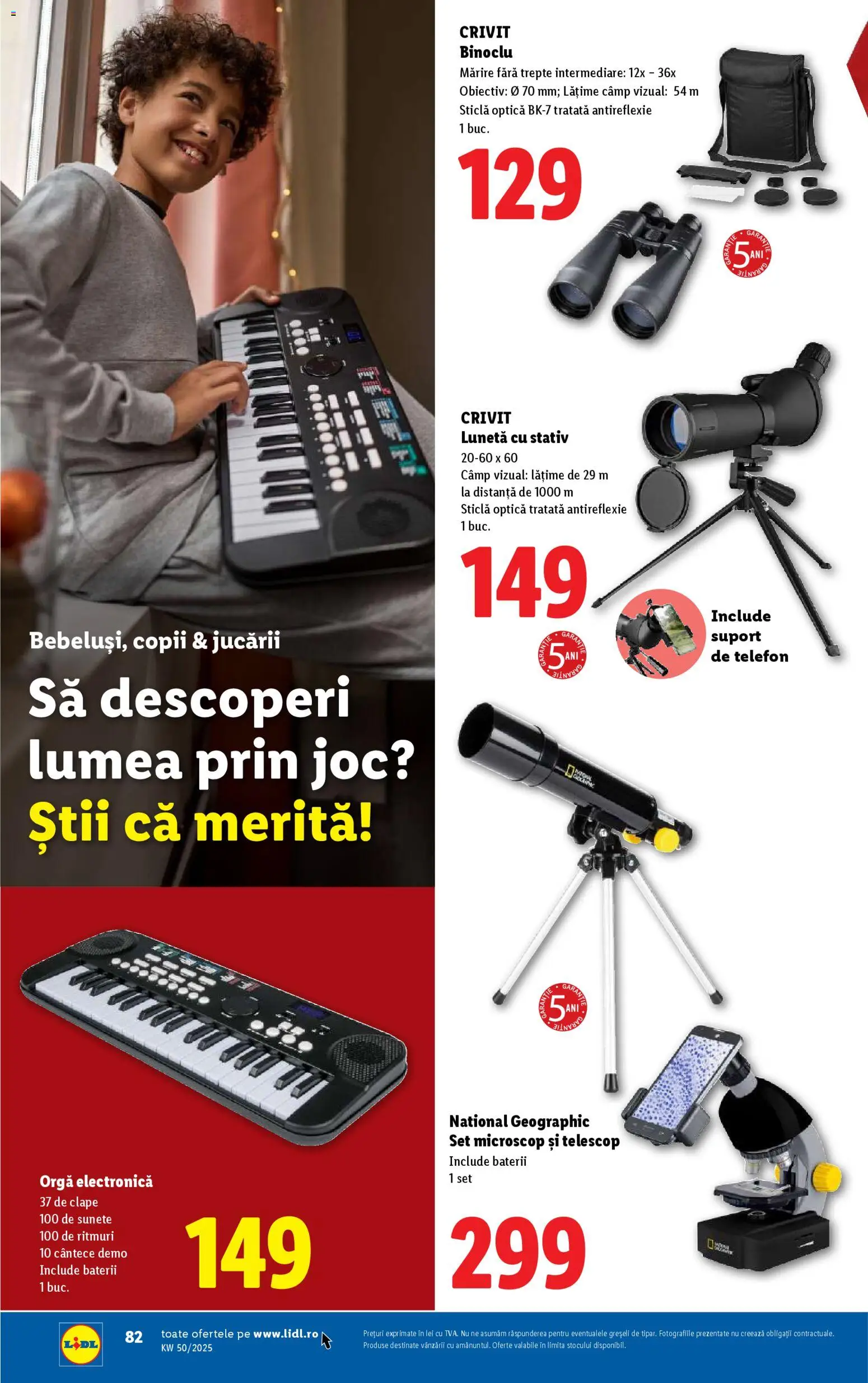 Noul catalog Lidl – valabil de la 08.12.2025 | Pagină: 82 | Produse: Telefon, Joc, Baterii