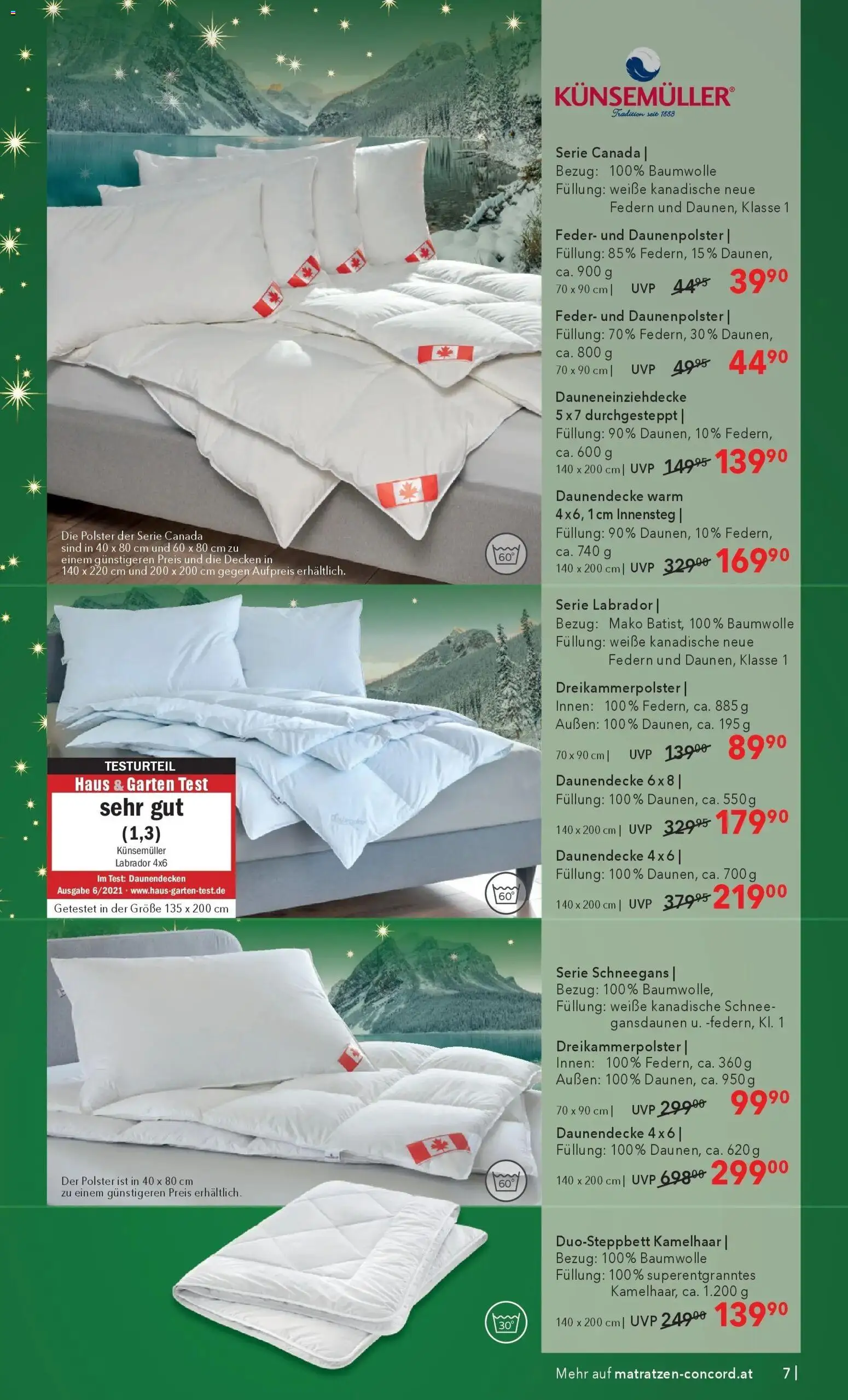 Matratzen Concord Villach gültig ab 26.11.2025 | Seite: 7