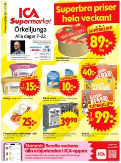 ICA Supermarket - Örkelljunga - Förhandsvisning av reklamblad från butik ICA Supermarket aktuell från 05.01.2026