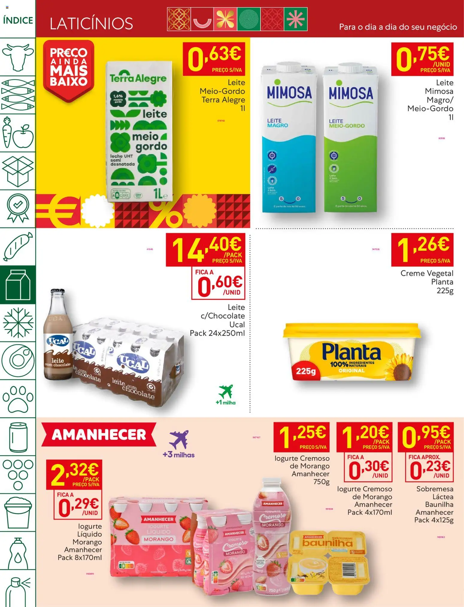 Recheio folheto │ válido de 11.11.2025 | Página: 12 | Produtos: Leite, Iogurte, Chocolate, Creme