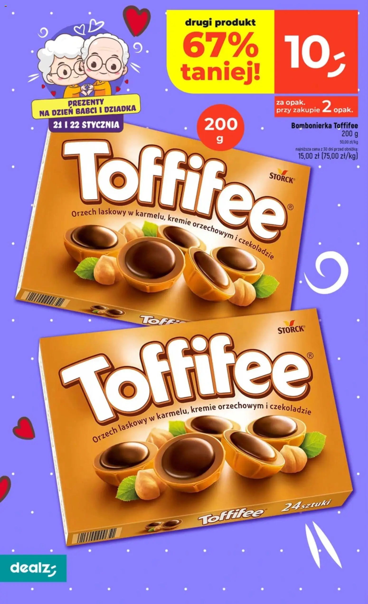 Dealz Gazetka od 15.01.2026 | Strona: 8 | Produkty: Bombonierka, Toffifee