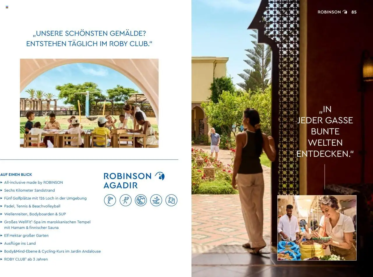 TUI Robinson 2024/25 - Unsere Clubs & Storys - gültig ab dem 04.11.2024 | Seite: 85 | Produkte: SUP