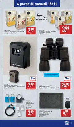 Aldi - Prévisualisation de Aldi catalogue semaine 46 valide à partir de 11.11.2025 | Page: 38 | Produits: Diffuseur, Désodorisant, Tapis, Jumelles
