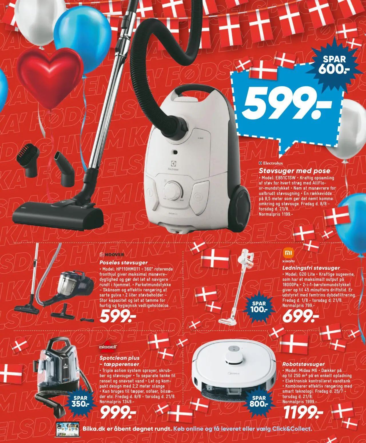 Bilka Tilbudsavis gyldig fra 08.08.2025 | Side: 25 | Produkter: Robotstøvsuger, Søm, Støvsuger