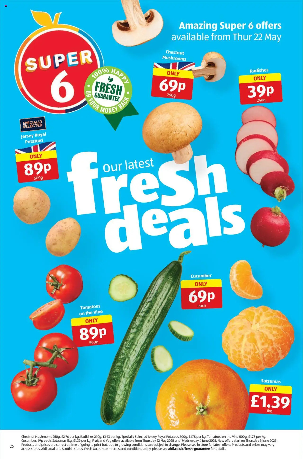  | Page: 26 | Products: Tomatoes, Mushrooms, Potatoes, Cucumber