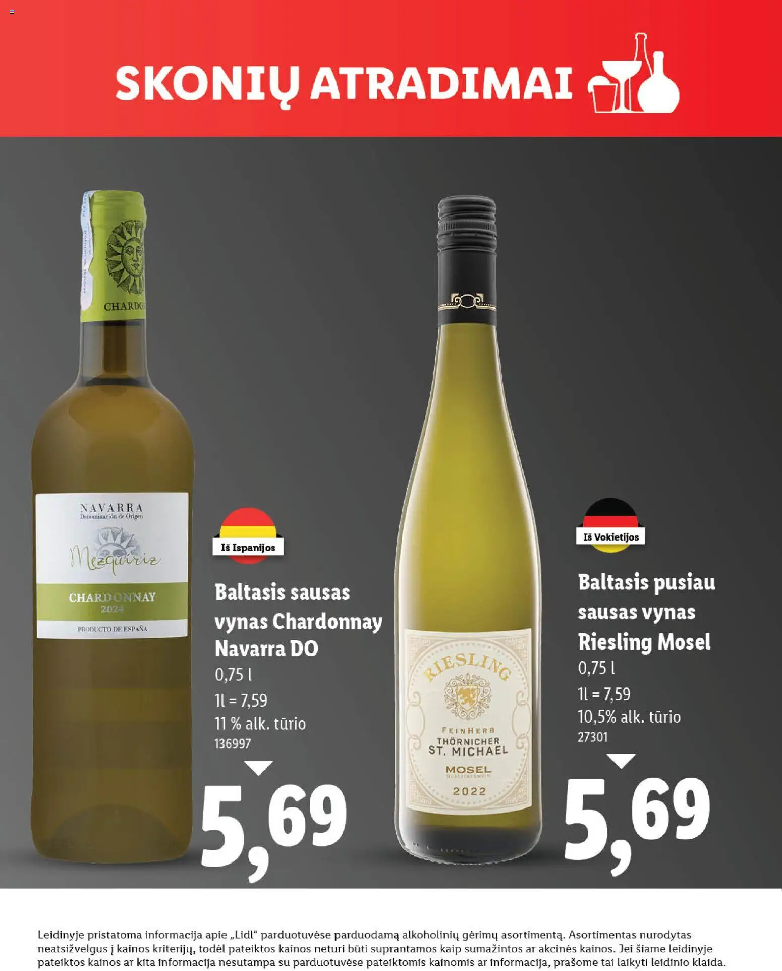 LIDL akcijos nuo 03.11.2025 | Puslapis: 23 | Prekių: Vynas