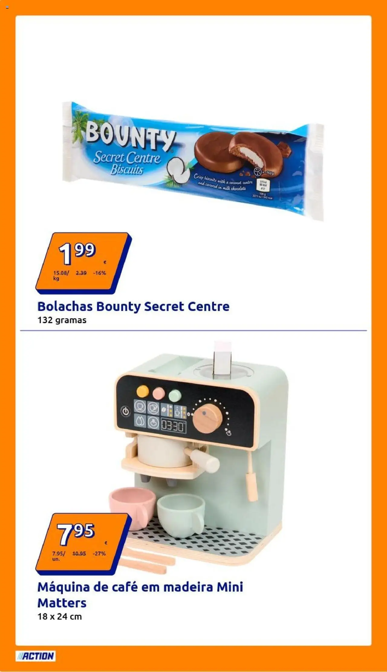 Action - Action PT week 42 2025 │ válido de 15.10.2025 | Página: 24 | Produtos: Máquina de café, Bolachas, Café, Chocolate