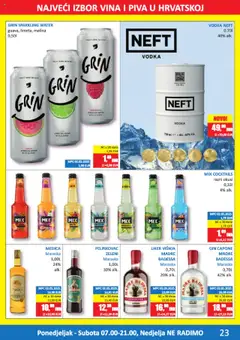 Vrutak katalog | vrijedi od 14.07.2025 | Stranica: 23 | Proizvodi: Pelinkovac, Gin, Liker, Vodka