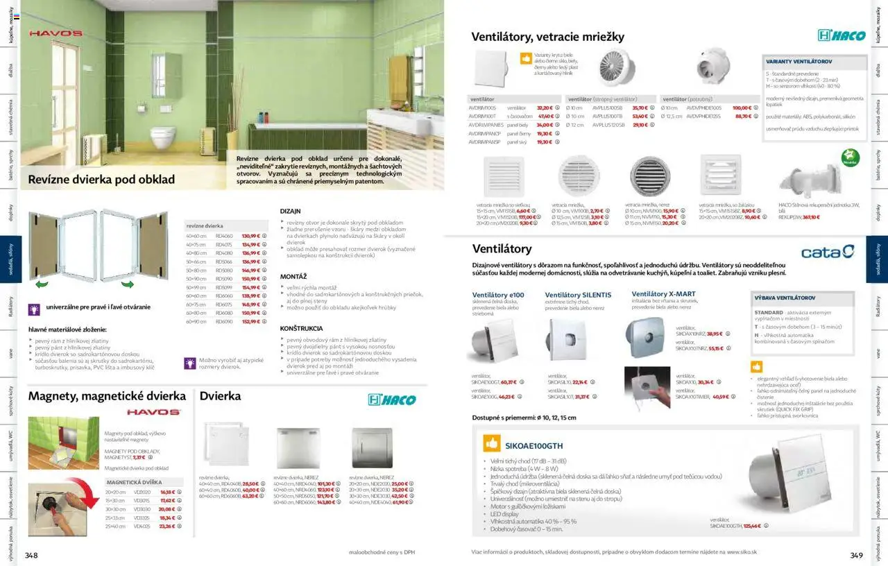 Nové Siko akcie – leták je platný od 01.09.2025 | Strana: 175 | Produkty: Osvetlenie, Stropný ventilátor, Ventilátor, Rám