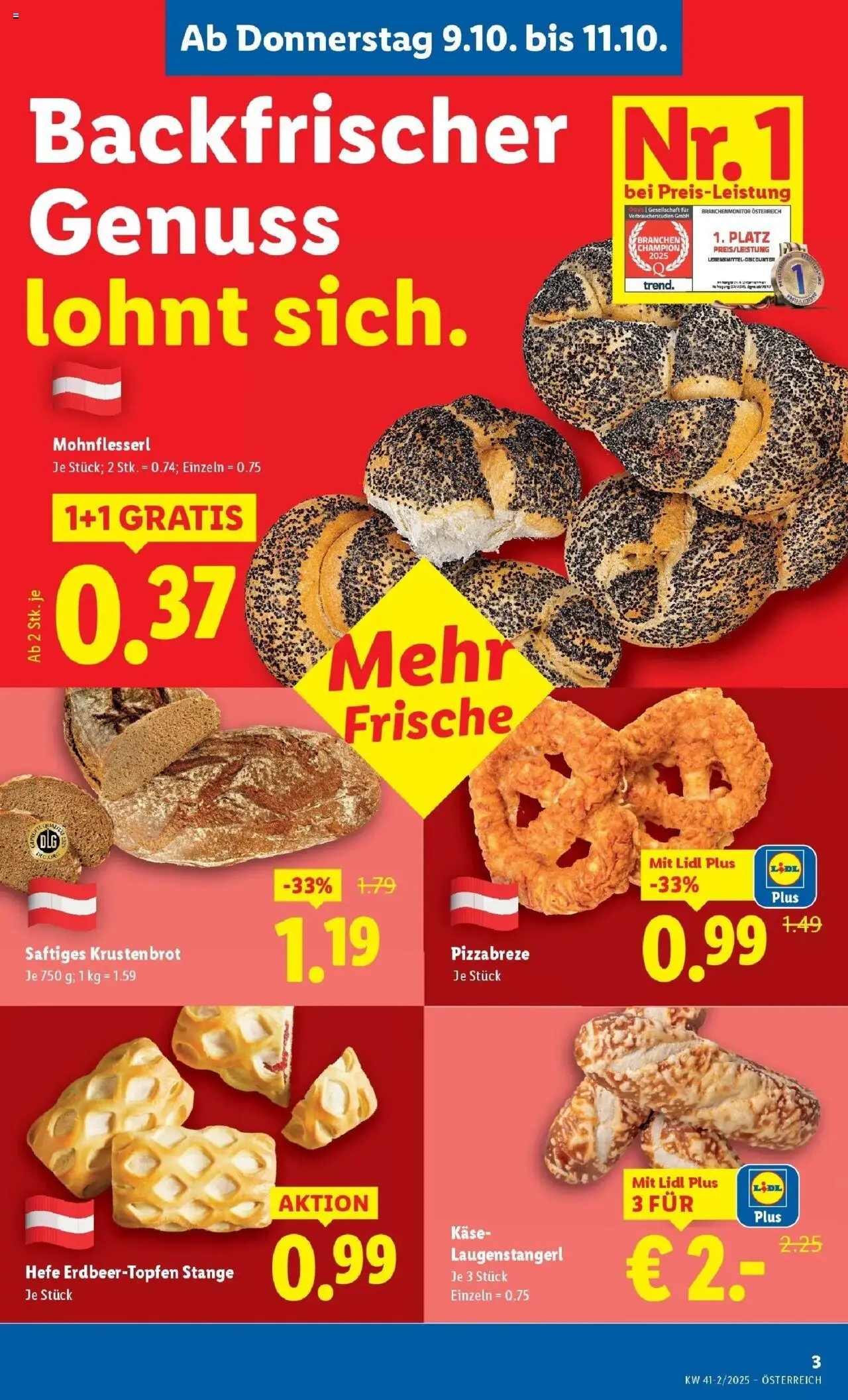 Lidl - Jenbach, Eferding, Dornbirn gültig ab 09.10.2025 | Seite: 7 | Produkte: Käse