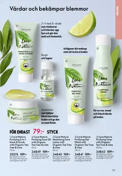 Love Nature Purifying 2-in-1 Mask & Scrub with Organic Tea Tree & Lime, Purifying 2-in-1 Mask & Scrub with Organic Tea Tree & Lime, 75 ml. - Förhandsvisning av reklamblad från butik Oriflame aktuell från 10.12.2025 | Sida: 107