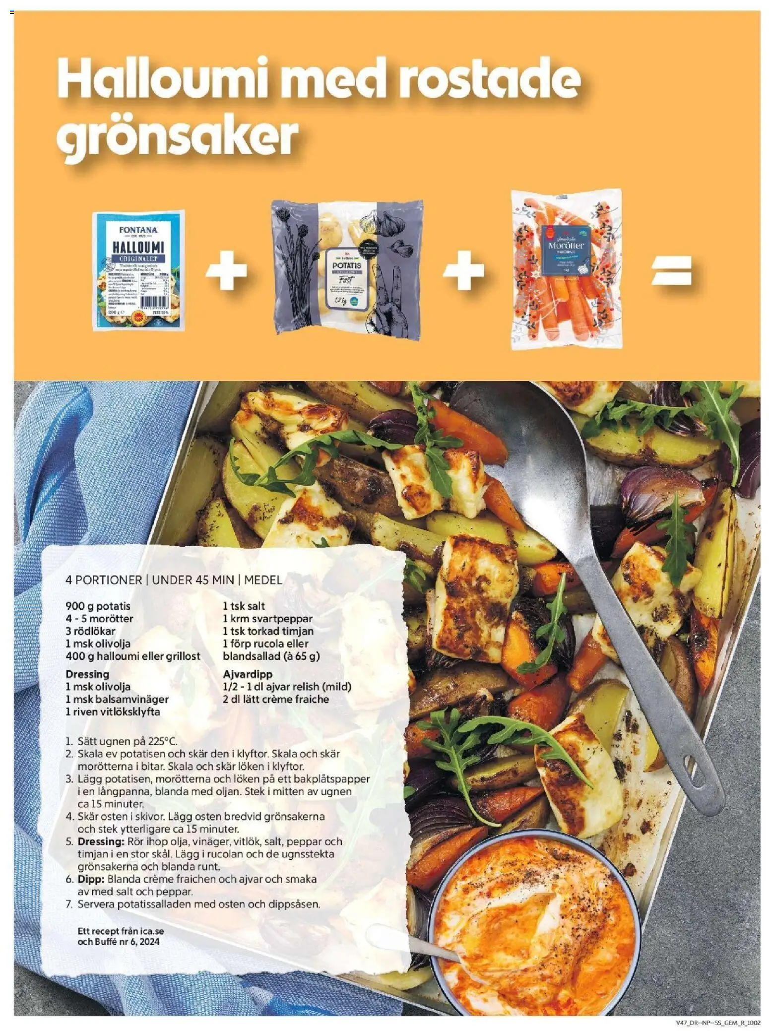ICA Supermarket reklamblad aktuell från 17.11.2025 | Sida: 7 | Produkter: Grillost, Bakplåtspapper, Peppar, Potatis