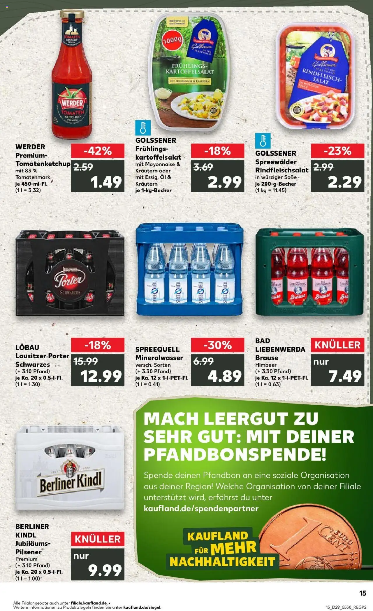 Kaufland prospekt Bad Freienwalde (Oder)	 - gültig ab dem 21.07.2025 | Seite: 28 | Produkte: Soße, Rindfleisch, Ketchup, Salat