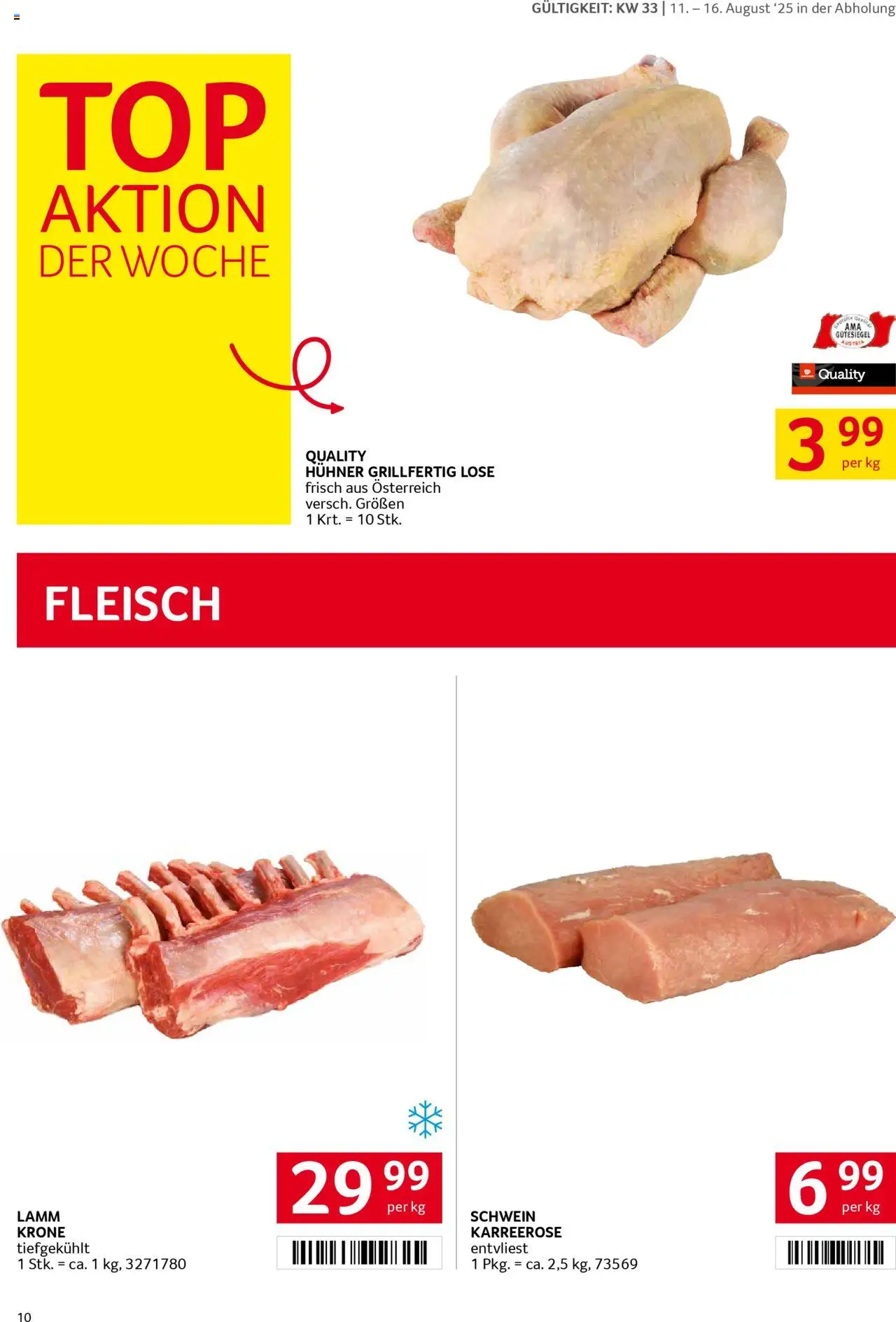 Transgourmet Flugblatt gültig ab 10.08.2025 | Seite: 10