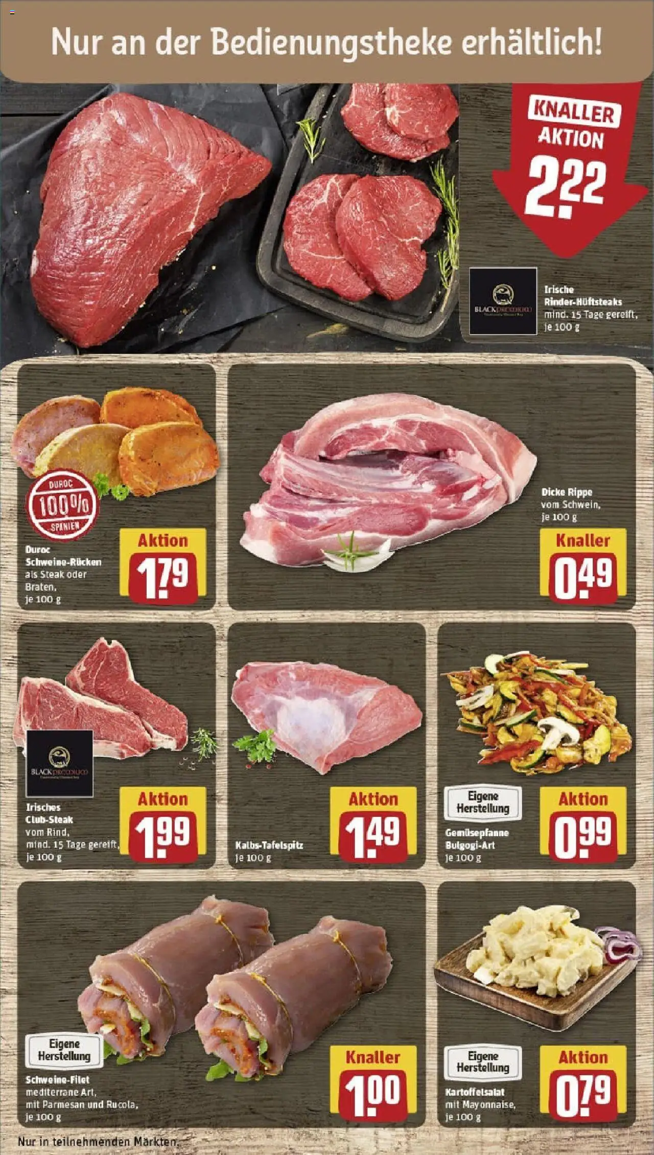 Rewe prospekt Blankenfelde-Mahlow / Dahlewitz	 - gültig ab dem 06.07.2025 | Seite: 10 | Produkte: Schweinefilet, Schweinerucken, Steak