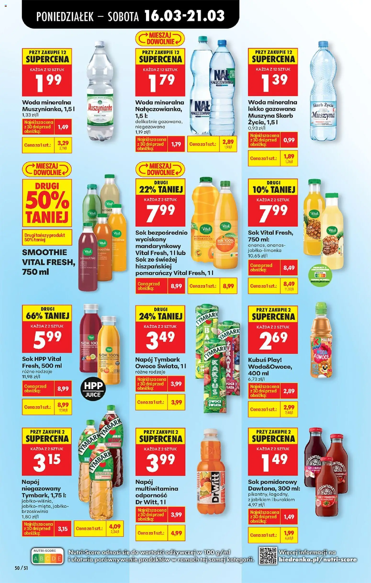 Biedronka Polsko leták od 16.03.2026 | Strana: 62 | Produkty: Mango, Ananas, Drwitt, Smoothie