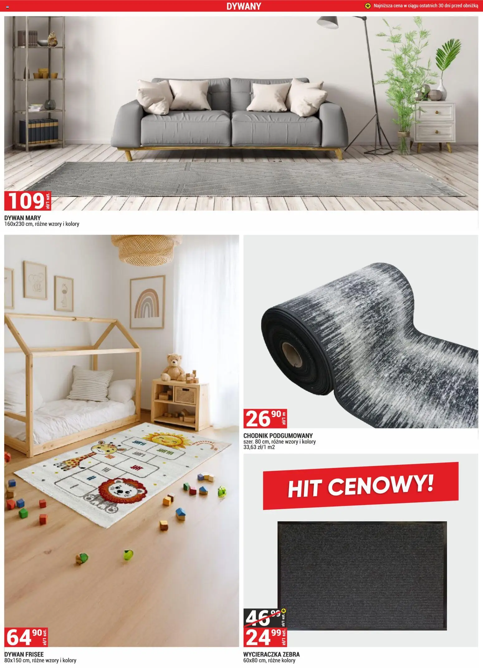 Merkury Market Gazetka od 02.01.2026 | Strona: 21 | Produkty: Dywan, Wycieraczka, Dywany