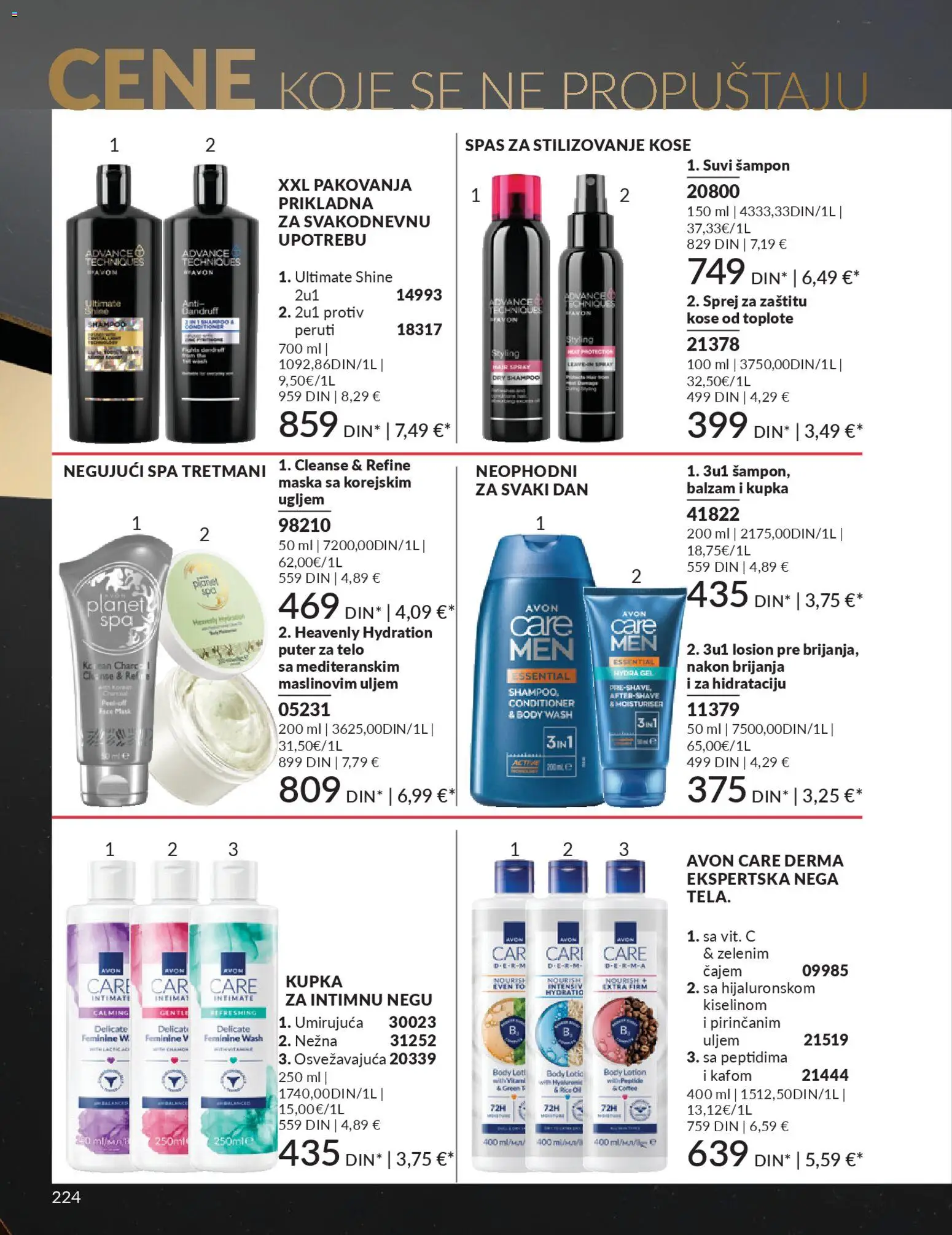 AVON katalog - važi od 01.11.2025 | Strana: 224