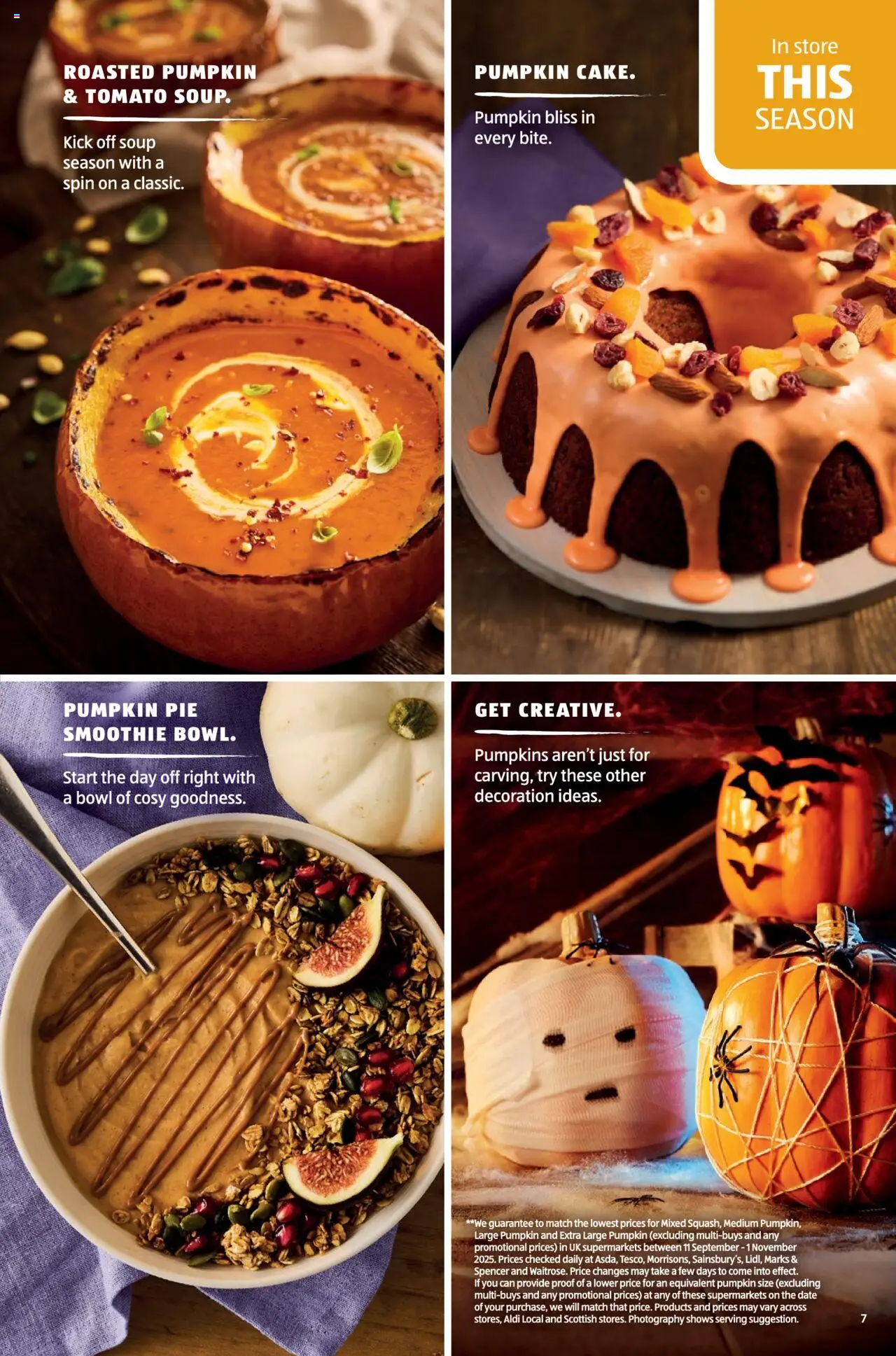 {H1} | Page: 7 | Products: Pie, Soup, Smoothie, Bowl