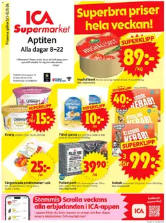 ICA Supermarket - erbjudanden - Förhandsvisning av reklamblad från butik ICA Supermarket aktuell från 05.01.2026