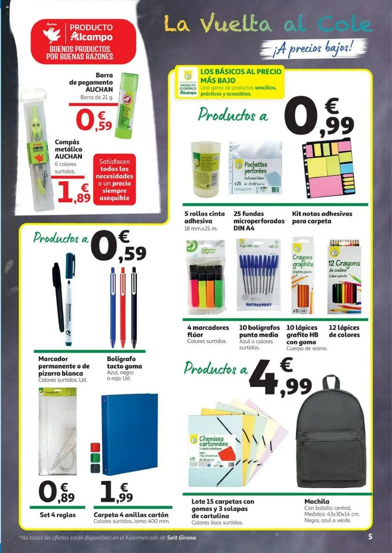 Alcampo - HP Nacional  │ válido desde el 14.08.2025 | Página: 5 | Productos: Mochila