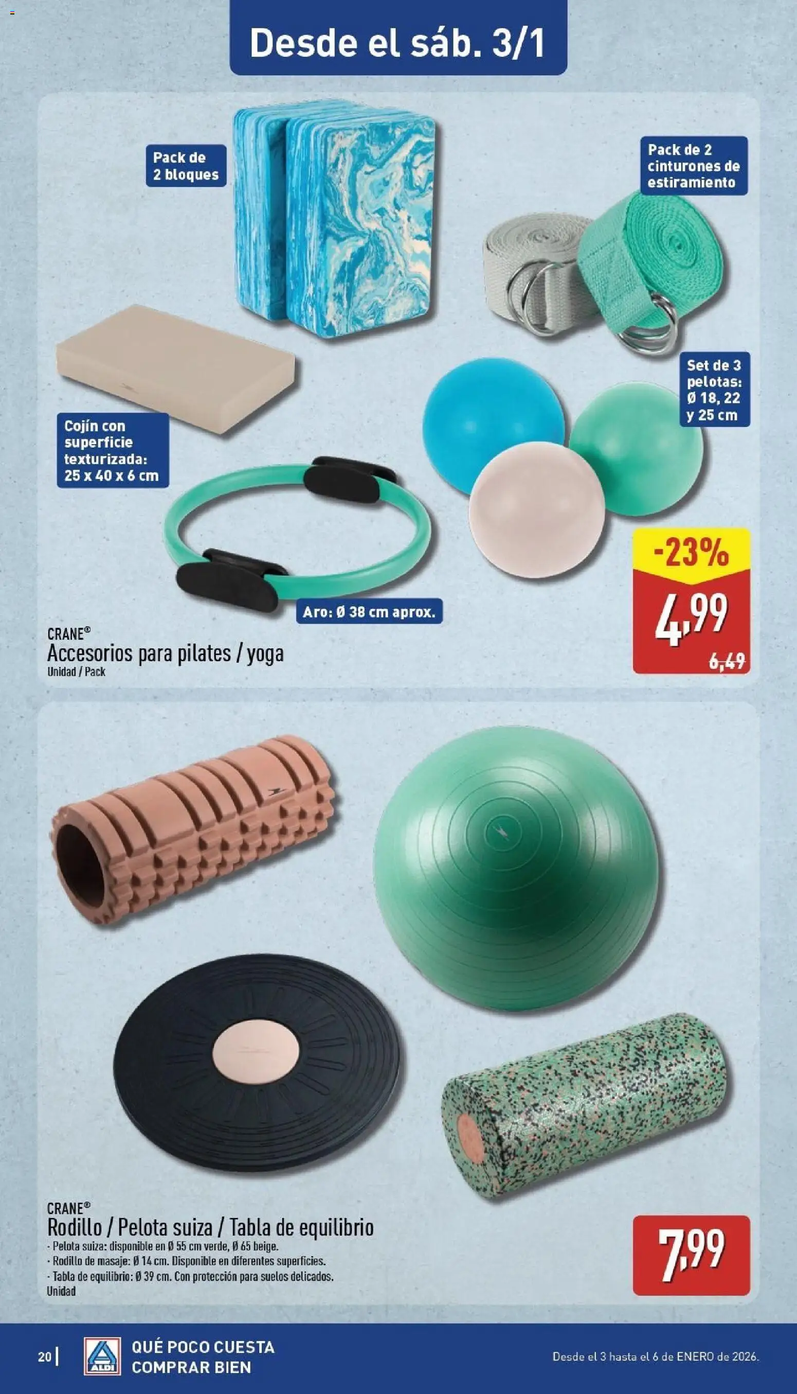 Aldi folleto Canarias │ válido desde el 29.12.2025 | Página: 20 | Productos: Cojín