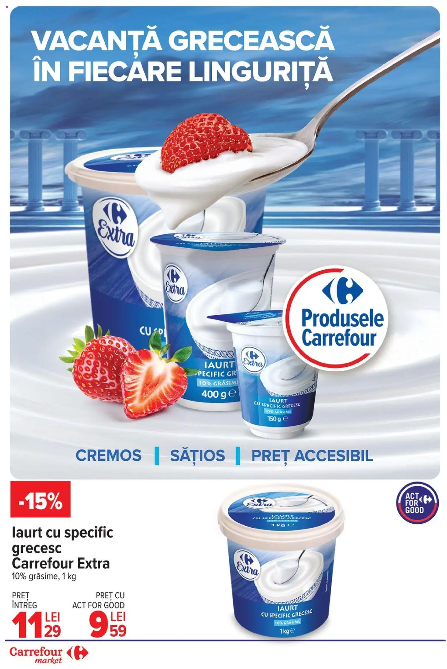 Noul catalog Carrefour – valabil de la 28.01.2026 | Pagină: 6 | Produse: Iaurt