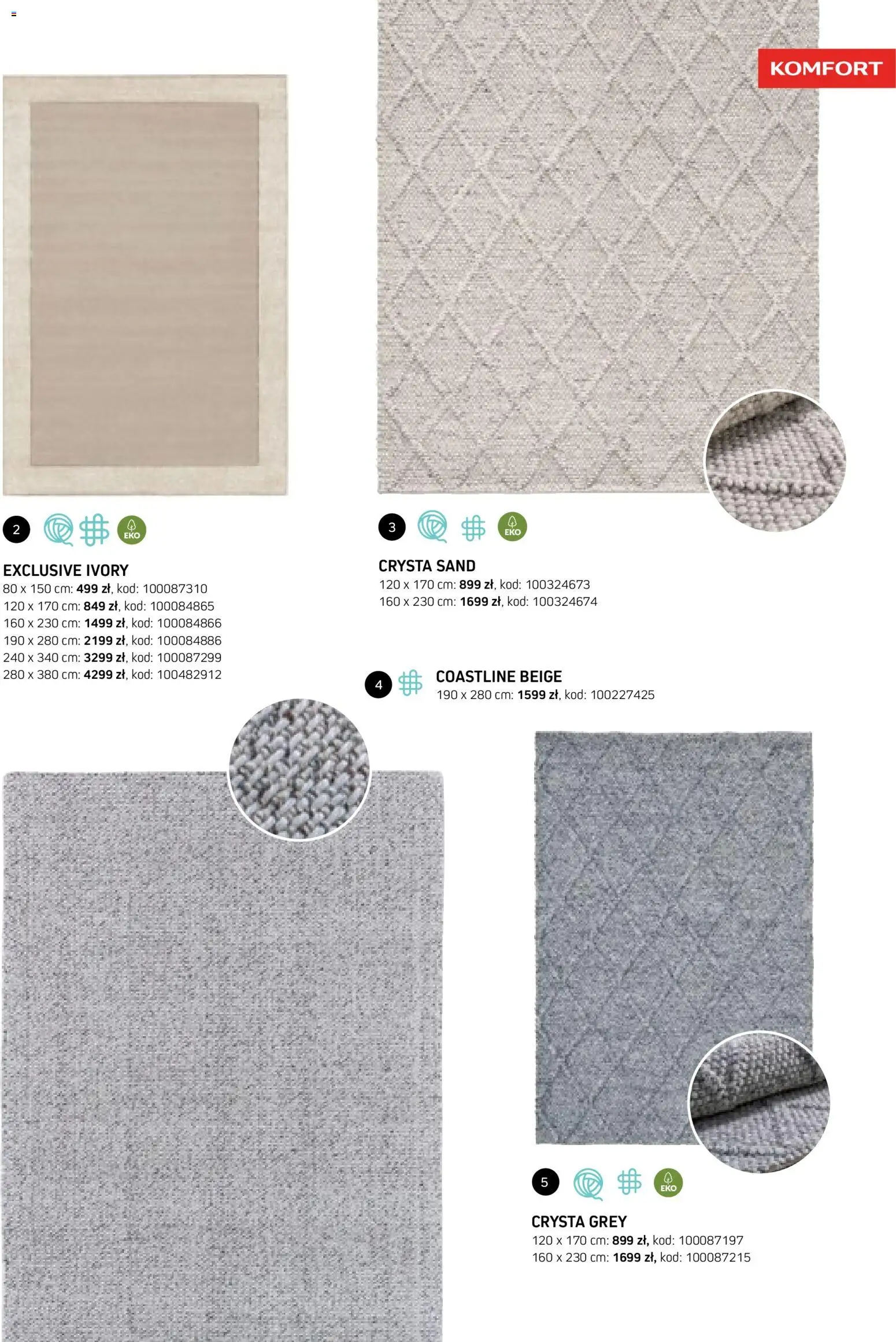 Komfort gazetka - Katalog dywanów od 17.03.2026 | Strona: 25