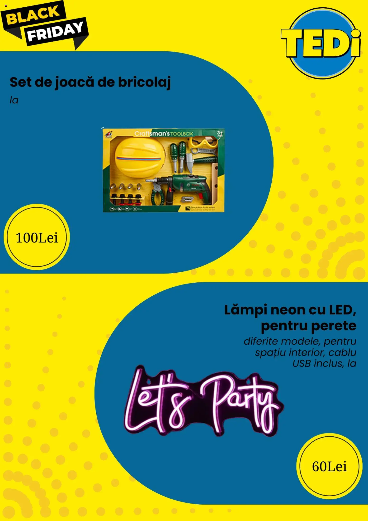 Noul catalog TEDi – valabil de la 24.11.2025 | Pagină: 4 | Produse: Cablu, Usb