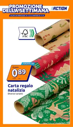 Anteprima del volantino Volantino Action valido a partire dal 19.11.2025