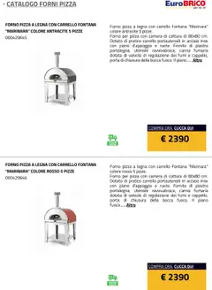 Anteprima del volantino Eurobrico Forni Pizza catalogo valido a partire dal 23.07.2025 | Pagina: 22 | Prodotti: Pizza, Carrello, Forno, Forno per pizza