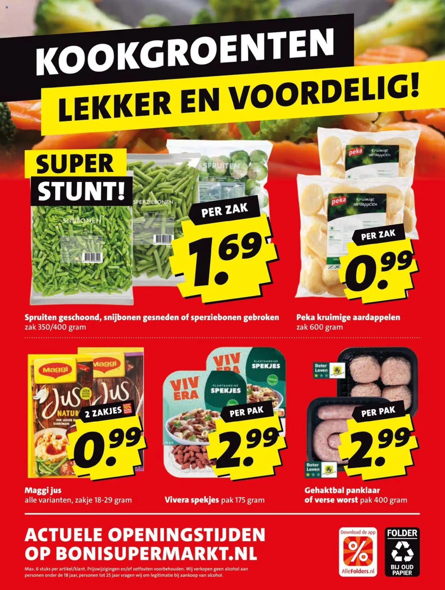 {H1} | Pagina: 29 | Producten: Worst, Zak, Papier, Alcohol