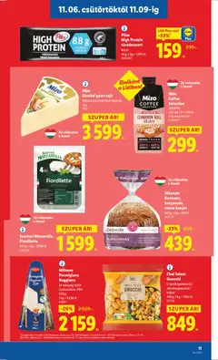 Mizo Bácskai gyúrt sajt, Változó kiszerelésben kapható /kg - amely érvényes a következő dátumtól: 06.11.2025 | Oldal: 11