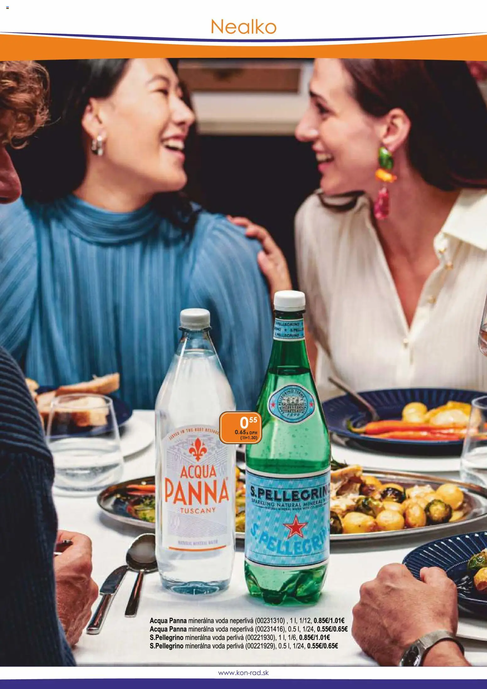 Nové KON - RAD akcie – leták je platný od 01.12.2025 | Strana: 35 | Produkty: Voda, Minerálna voda