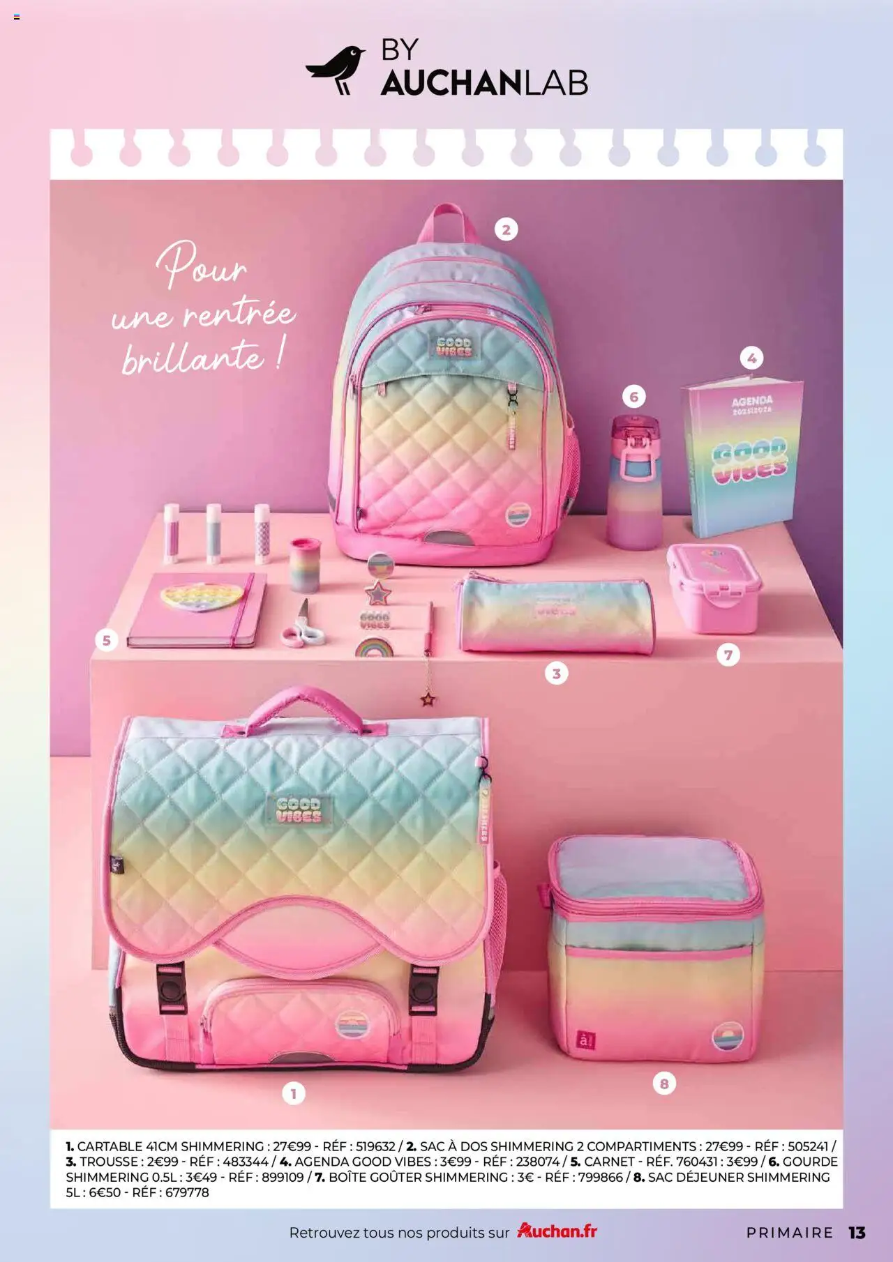  | Page: 13 | Produits: Sac, Gourde, Notebook, Sac à dos