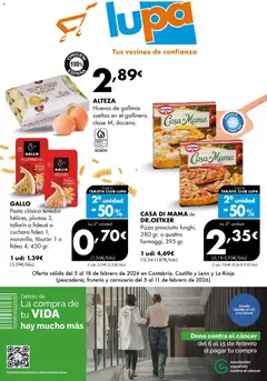 Vista previa Lupa Supermercados folleto válido desde el 05.02.2026