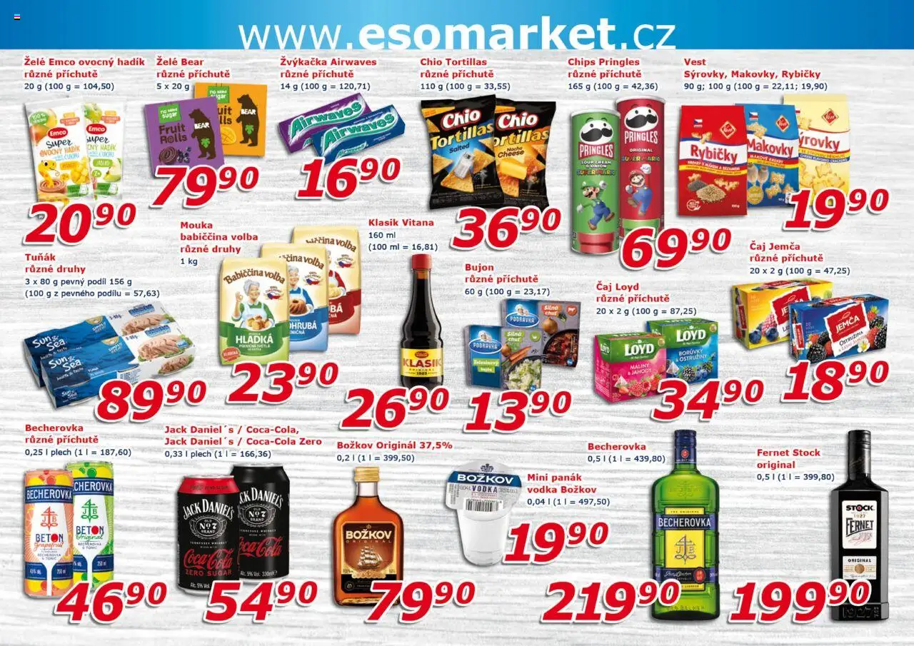 Eso market leták od 20.08.2025 | Strana: 7 | Produkty: Jahody, Pringles, Bujón, Panák